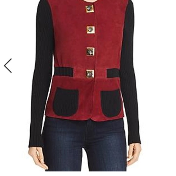 Tory Burch Katerina Contrasting Cardigan - Picture 2 of 10